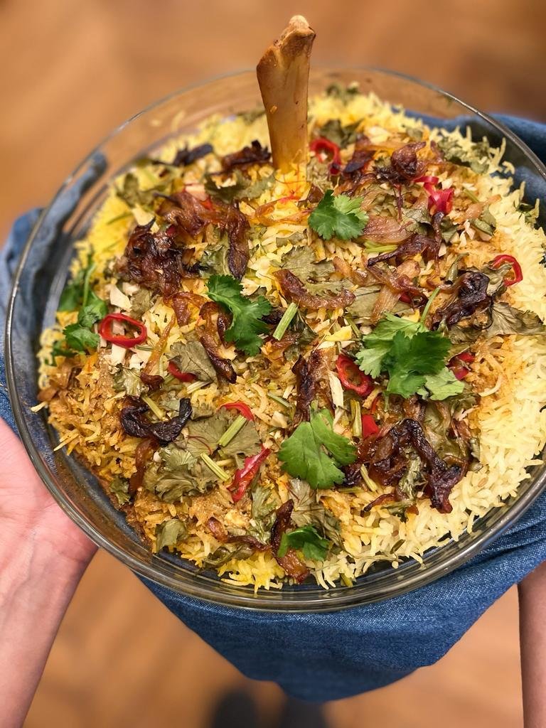 LAMB SHANK BIRYANI